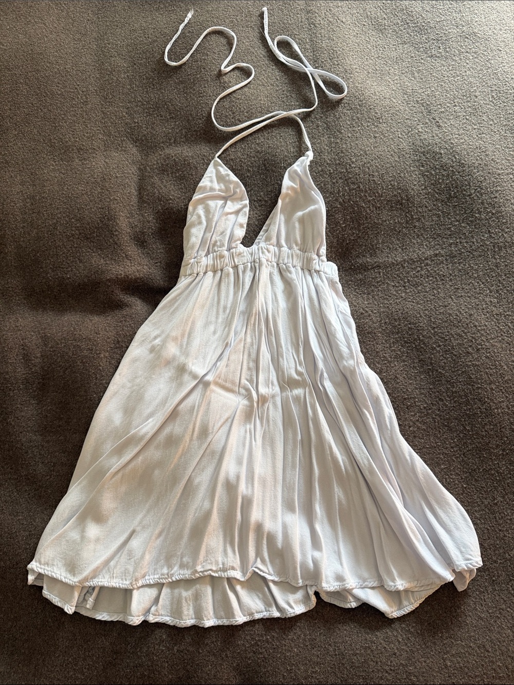 Brandy Melville Light Blue Halter Dress